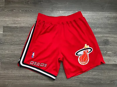 Mitchell & Ness 1997 - 1998 Miami Heat NBA Authentic Basketball Shorts • £100