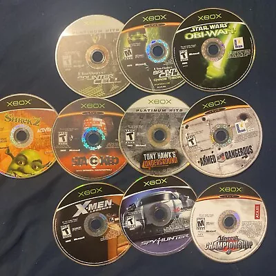 Game Lot - Disc Only For Original Xbox • $0.99