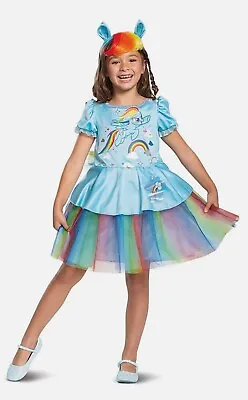 Disguise Rainbow Dash Tutu Deluxe Child Girl Costume Size XS (3T-4T) • $18.98