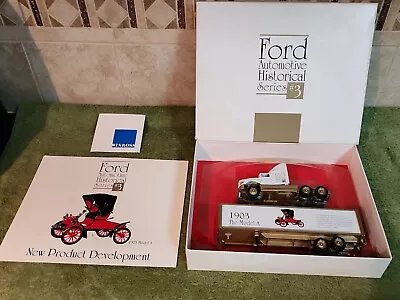 Winross 1/64 Diecast Ford Automotive Historical Series #3 Tractor Trailer Set  • $25.99