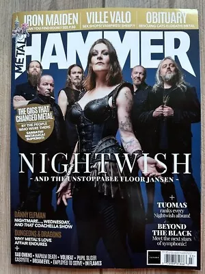 NIGHTWISH Iron Maiden VOLBEAT Ville Valo BEYOND METAL HAMMER Magazine March 2023 • $8.39