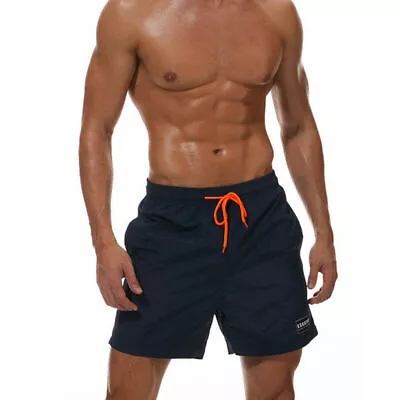 Mens Summer Swimming Board Shorts Swim Shorts Briefs Trunks Swimwear Beach/ • £16.36