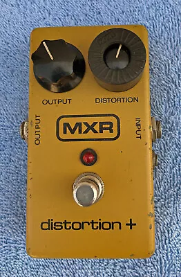 MXR Distortion +Plus Vintage Overdrive W/Manual -WORKING Vintage • $45.99