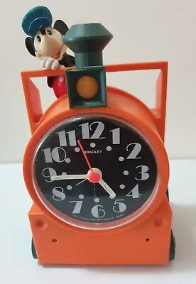 Vintage Disney Mickey Mouse Talking Alarm Clock Choo-Choo - 1970s • $38.60