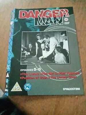 DANGER MAN - VOL 19- EPISODES 5-8 - DVD - No Box Disc And Insert OnlyLike New • £2.99