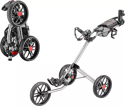 Caddylite 15.3 V2 - Deluxe Quad-Fold Golf Push Cart • $478.95