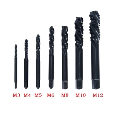 £5.09 • Buy Black Machine Screw Durable Plug Tap Drill Set Surface Treatment Nitriding