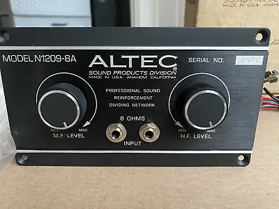 Vintage ALTEC LANSING N1209-8A Pro Dividing Network Crossover 8 Ohm Speaker NEW • $840