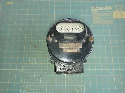 VINTAGE WESTINGHOUSE TYPE OA WATTHOUR Electric Kilowatt METER 1921 • $65