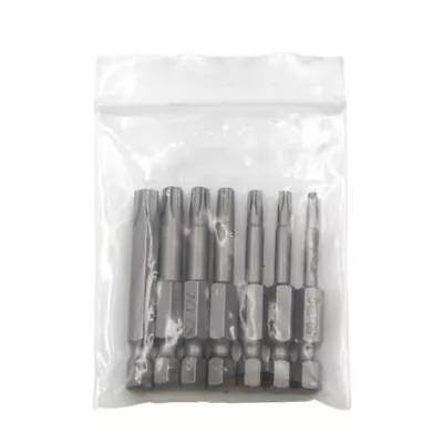 5 Point Security Star Torx Screwdriver Bits Set T10-T40 2-Inch Length 7 Pieces • $16.86