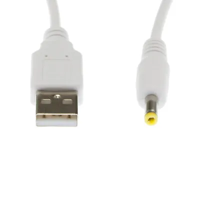 £3.99 • Buy 90cm USB White Charger Power Cable Adaptor For Sony NV-U84T, NVU84T GPS Sat Nav