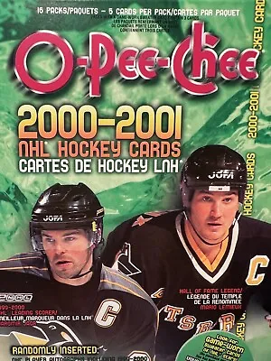 2000-01 O-pee-chee Hockey - U-pick/finish Your Set 1-100 Hof Rookie Rc • $0.72