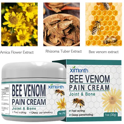 Bee Venom Pain Cream For Joint Bone Healing Arthritis Pain Relief Care Cream Gel • £5.99