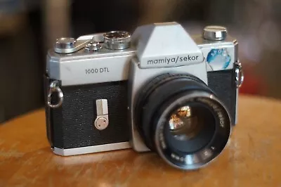 Vintage MAMIYA SEKOR 1000 DTL 35MM Film SLR Camera With 1:2 F50mm Lens • $59