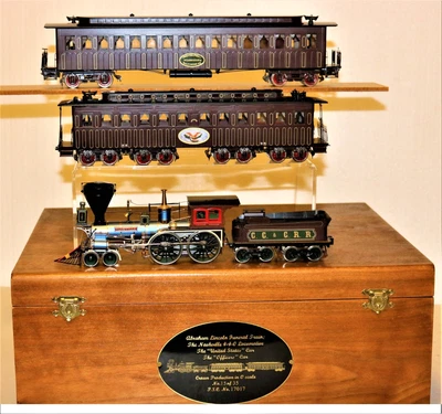 $4580 • Buy RARE Precision Scale O Brass ABRAHAM LINCOLN FUNERAL TRAIN W/ PRESIDENTIAL CARS