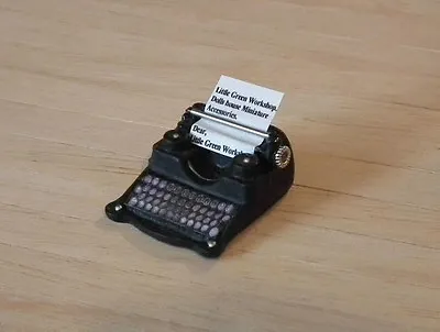 1/12 Dolls House Miniature Handmade Type Writer Office Study Etc Typewriter LGW  • $6.30