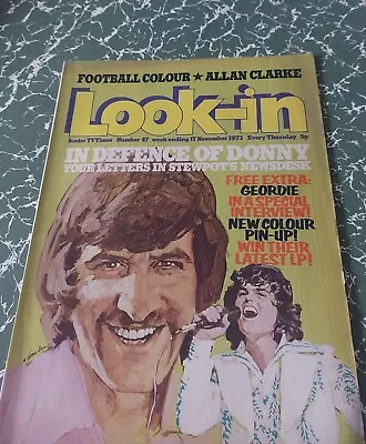 Rare LOOK IN Magazine 17 NOVEMBER 1973 Donny Osmond Ed Stewpot Geordie LK129 • £15