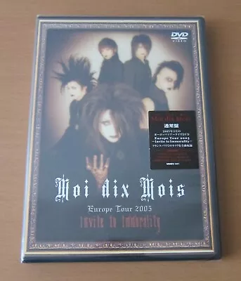 Moi Dix Mois Invite To Immorality Europe Tour 2005 DVD NEW NRFP Mana-sama OOP • $77.97