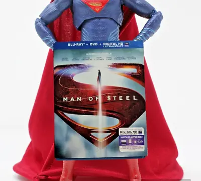 Man Of Steel Movie Blu-ray + Dvd In Case With Sleeve Rated Pg-13 • $7.99