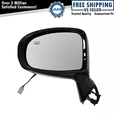 Mirror Power Heated Smooth Black Driver Side Left LH For 09-13 Toyota Venza • $31.75