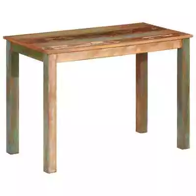 Dining Table Dinner Kitchen Restaurant Furniture Solid Wood Reclaimed VidaXL Vid • $271.99