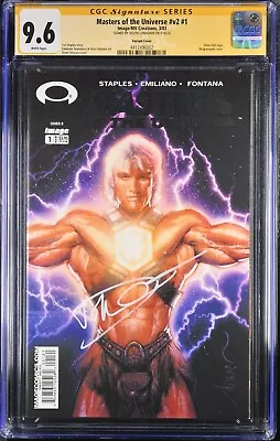 Masters Of The Universe 1 SILVER FOIL VARIANT CGC SS 9.6 Signed Dolph Lundgren • $45.99