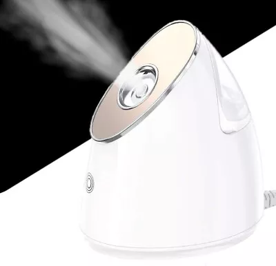 Facial Steamer Nano Ionic Warm Mist Face Humidifier Home Sauna SPA Face Sprayer • £19.99