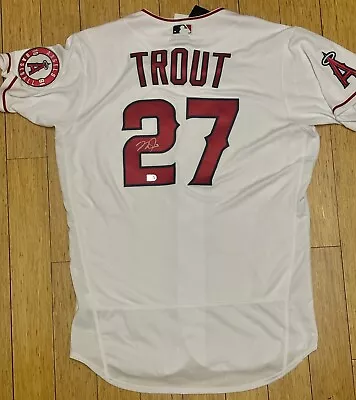 Mike Trout Autographed Jersey Los Angeles Angels MLB Fanatics Authenticated • $649.99