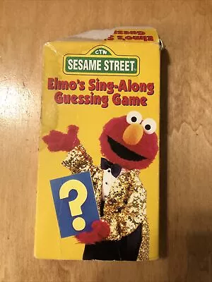 Sesame Street - Elmos Sing-Along Guessing Game VHS Tape • $5.56