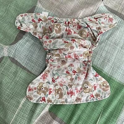 Floral V2 Bare & Boho Modern Cloth Nappy (MCN) Snaps OSFM VGUC Shell • $3.99