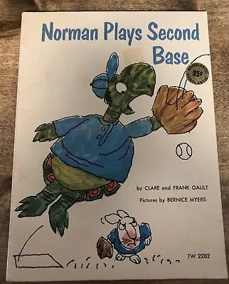 Vintage Norman Plays Second Base Book Baseball 1973 • $6
