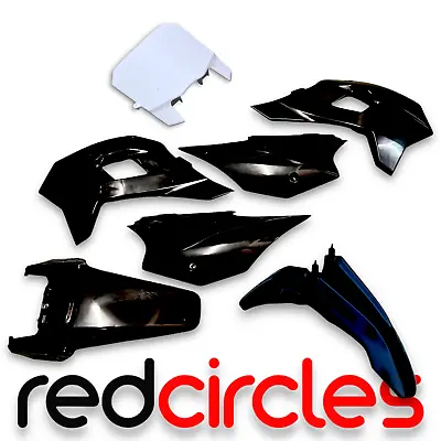 BLACK STOMP Z3 PIT BIKE PLASTICS / FAIRING Fits CRF70 125cc 140cc 125 140 • £39.99