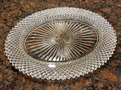 Hocking Glass (Anchor Hocking) Miss America Clear 12  Oval Platter - Gorgeous! • $14.91