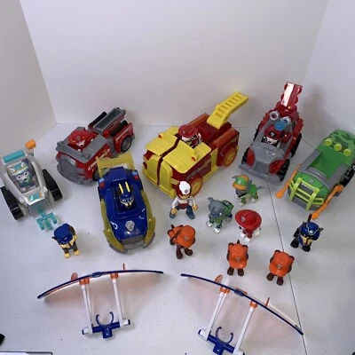 $46.99 • Buy Lot Of Paw Patrol Toys And Action Figures Figures Vehicles Chase Police Fire