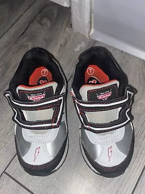 Disney Pixar Lightning McQueen Cars Toddler 6 Shoes Sneakers Flames • $12