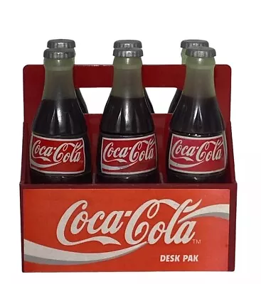 1995 Coca-Cola Mini 6 Piece Pack Desk Pak Organizer Complete Display Collectible • $6.95