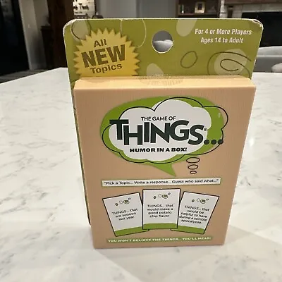 $14 • Buy The Game Of Things Humor In A Box All New Topics New