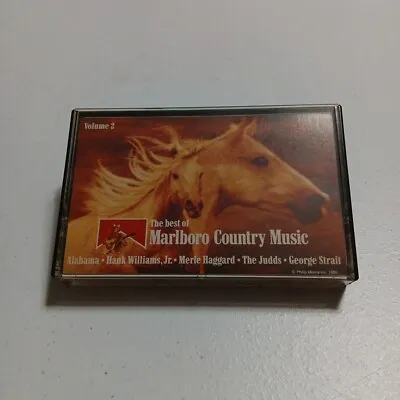 The Best Of Marlboro Country Music Volume 2 Cassette Tape 1986 Various Artists • $3.82