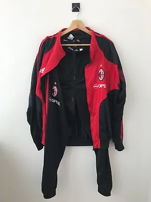 Vintage Ac Milan Adidas 2004/2005 Football Training Opel Track Jacket + Pants • £120