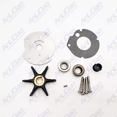 For Evinrude Johnson 9.5hp 10hp Outboard Water Pump Impeller Rebuild Kit 382296 • $29.90