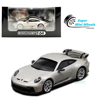 Minichamps 1:64 Porsche 911 (992) GT3 - GT Silver Metallic • $28.99