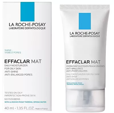 La Roche Posay Effaclar Mat 40ML Mattifying Moisturizer For Oily Skin - EXP 2026 • $15.82