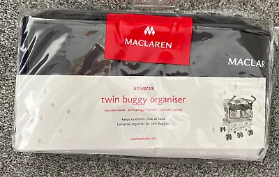 MACLAREN Twin Buggy Organiser Charcoal Grey Universal Organisers AOX 14052 • £24