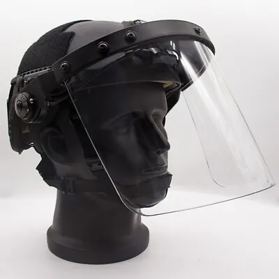 For MICH Helmet Ballistic Bulletproof Face Guard Shield Tactical Mask • £130.24