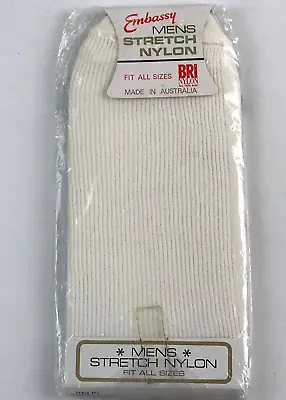 Vintage Embassy Mens Stretch Nylon Socks (Made In Australia) New Old Stock • $29.36