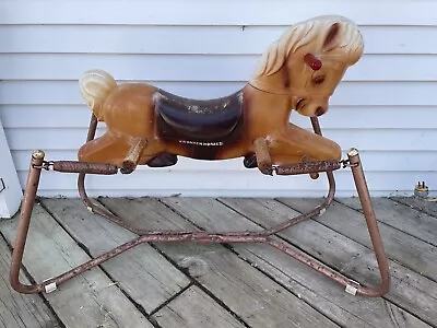 Vintage Antique  Wonder Horse  4-Springs Rocking Bouncing Horse Very Cute ❤️❤️❤️ • $149.95
