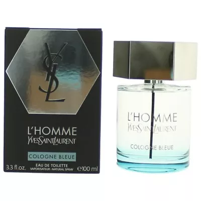 L'Homme Cologne Bleue By Yves Saint Laurent 3.3 Oz EDT Spray For Men • $69.43