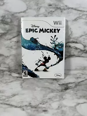 Disney Epic Mickey (Nintendo Wii 2010) CIB With Manual • $10