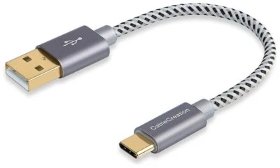 $11.99 • Buy Short USB C Cable, CableCreation 0.5ft 6 Inch USB C To A Cable Braided 3A Fast-A