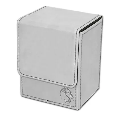 BCW White Deck Case LX Gaming Card Holder Magnetic Magic Gathering Storage Box • $11.37